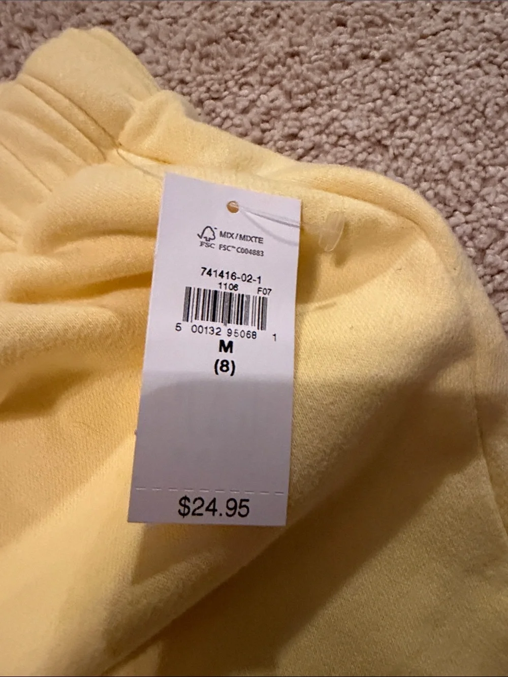 GAP Kids Yellow Elastic Waist Shorts